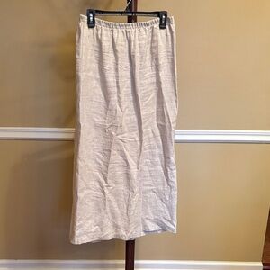 Elegant Cream Maxi Skirt for Women